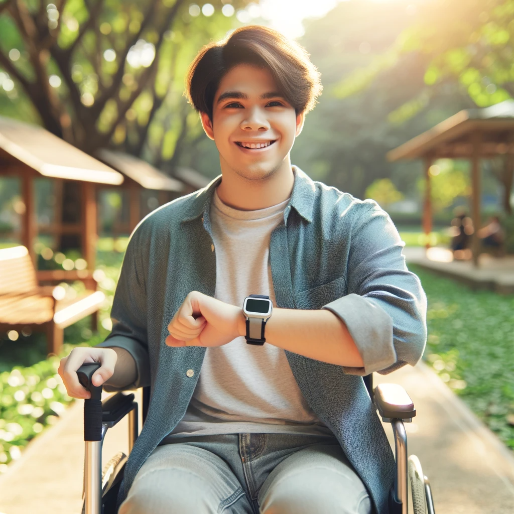 Personal Alarm Watch - safety and emergency help for younger disabled people