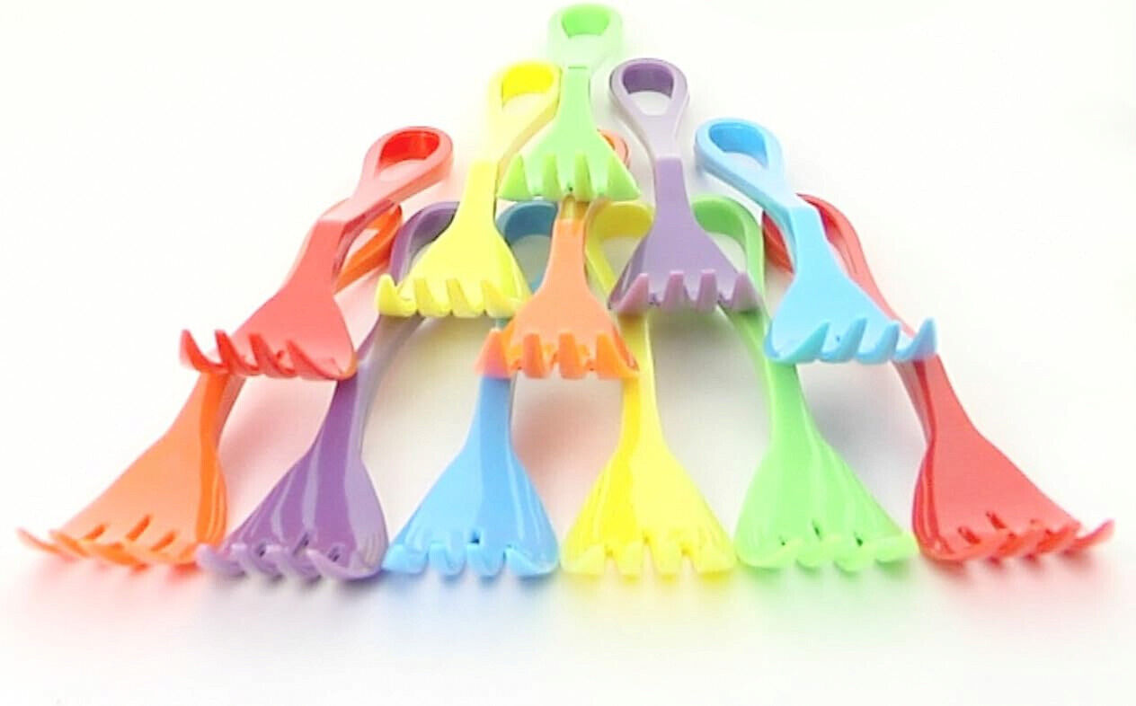 Knork Knife & Fork in One - Outdoor Plasticware 12-Piece Set - Ideal for lunch