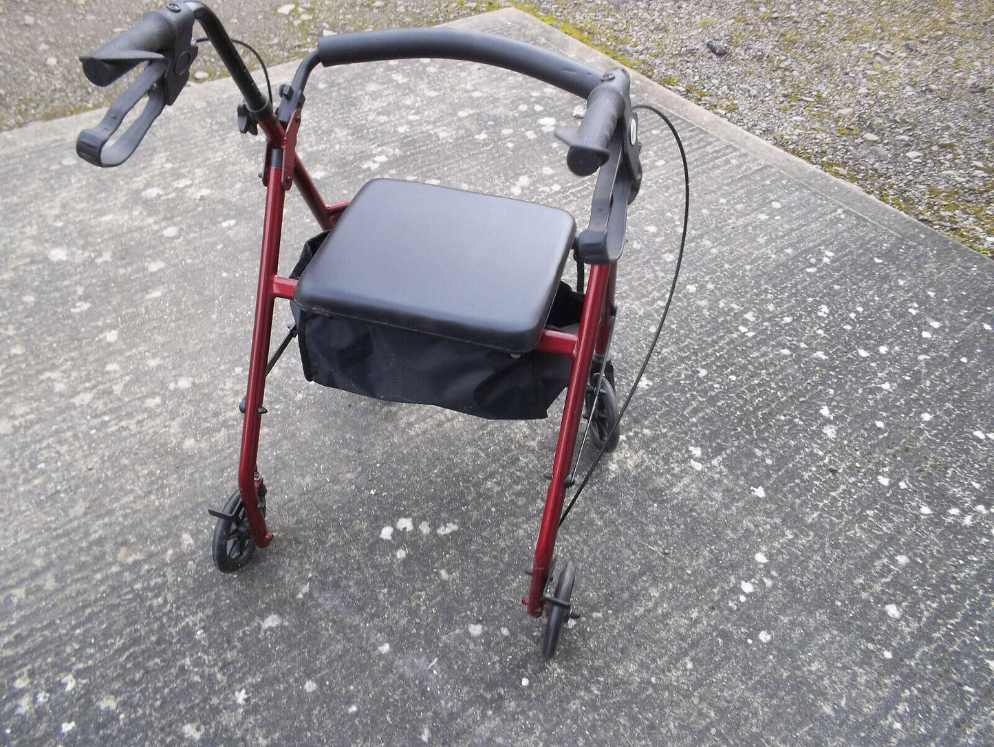 Care Co R8RD-59 R8 Aluminium Rollator 6" Wheels, Fold Up Removable Back Support