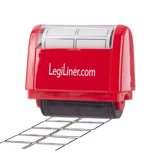 LegiLiner Self-Inking Roller Stamp Boxes OT, Maths and Handwriting Boxes