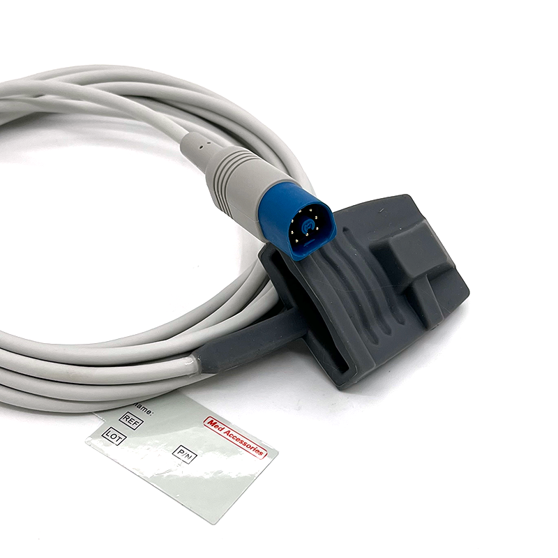 Compatible HP Reusable SpO2 Sensor 8-pin Adult Soft