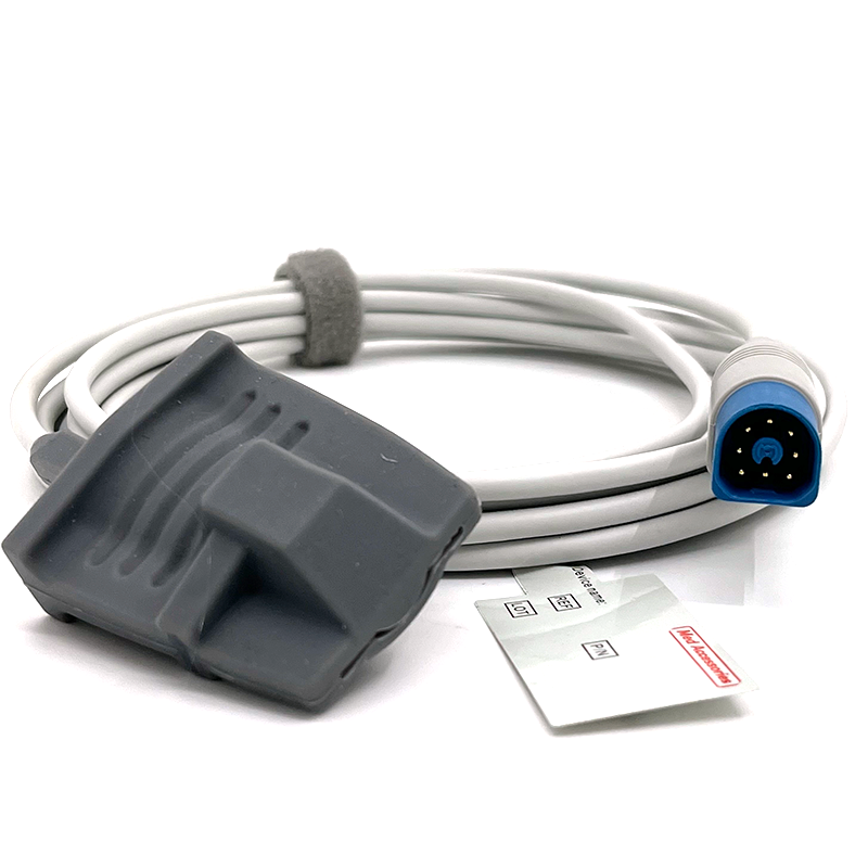 Compatible HP Reusable SpO2 Sensor 8-pin Adult Soft