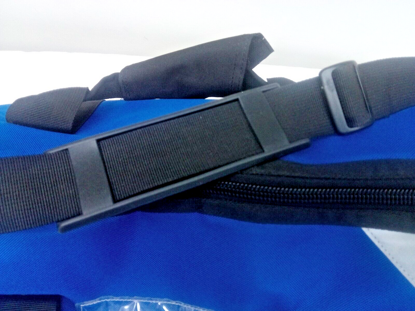 Paramedic Oxygen Entonox Barrel Bag - Blue, Cylinder Strap, 4 Pouches, Webbing