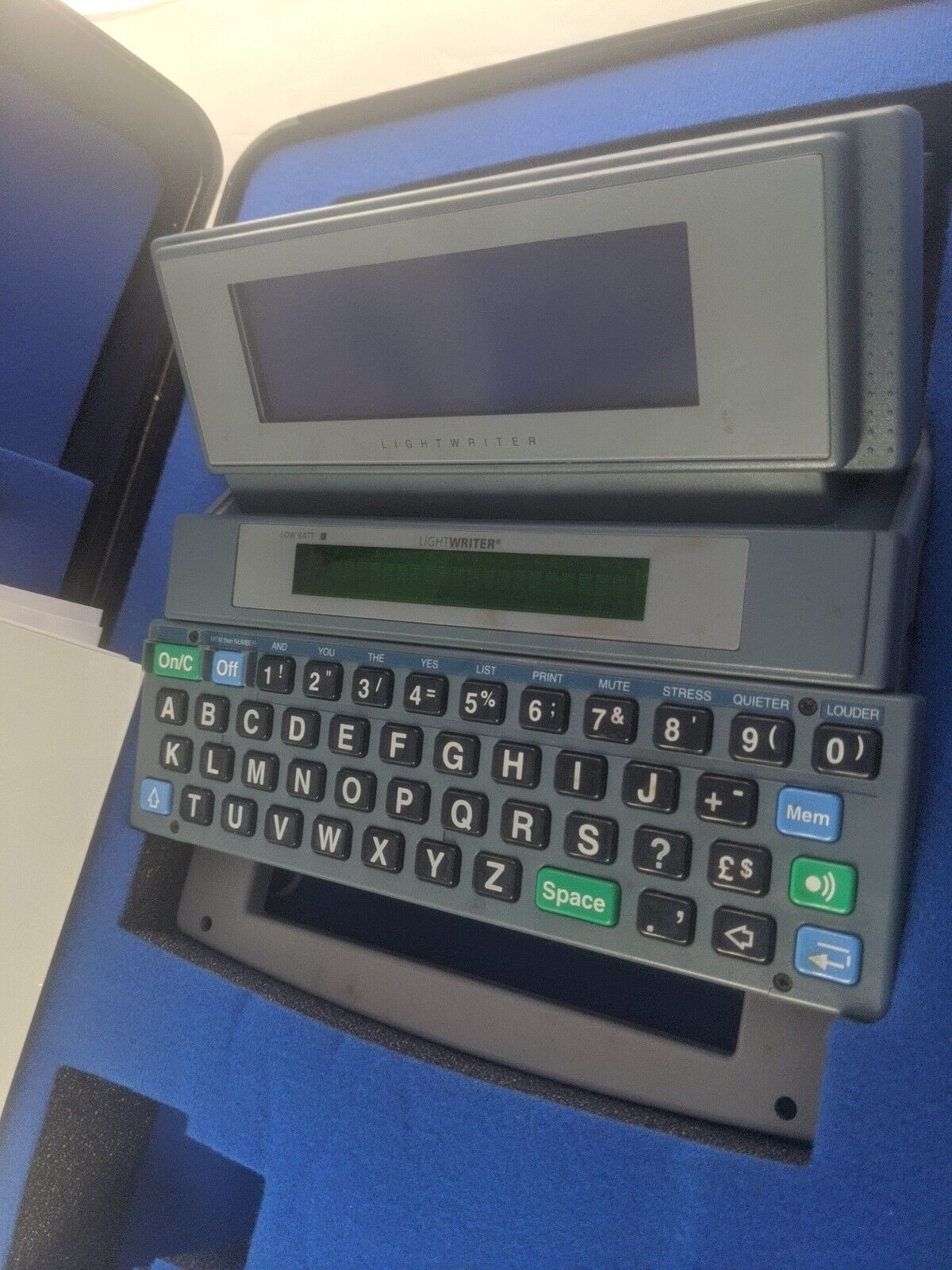 Toby Churchill SL87M Lightwriter - Speech Assistance Device - Complete