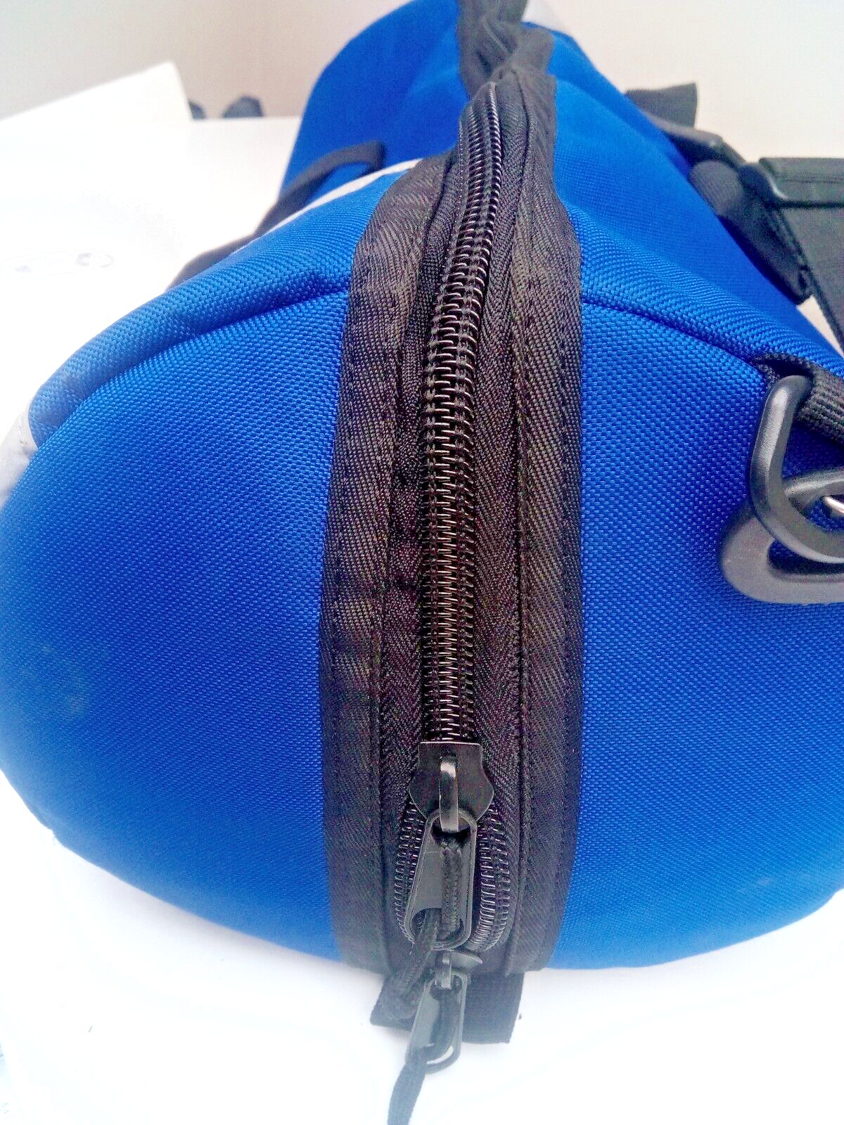 Paramedic Oxygen Entonox Barrel Bag - Blue, Cylinder Strap, 4 Pouches, Webbing