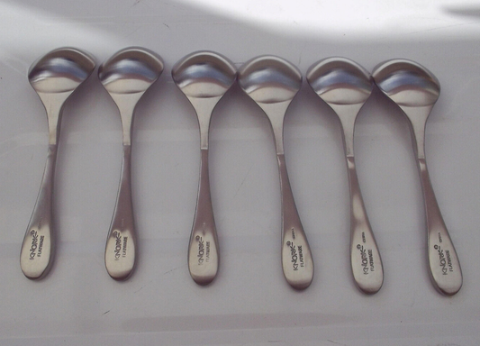 Knork Original Stainless Steel Soup Spoons 6 Piece Set