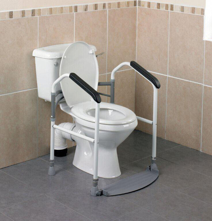 Buckingham Foldeasy Toilet Safety Frame - Folding Height Adjustable Frame