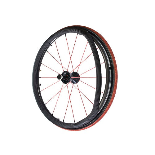 Groovy wheelchair push rim covers designed for extra grip quadriplegics / tetraplegics