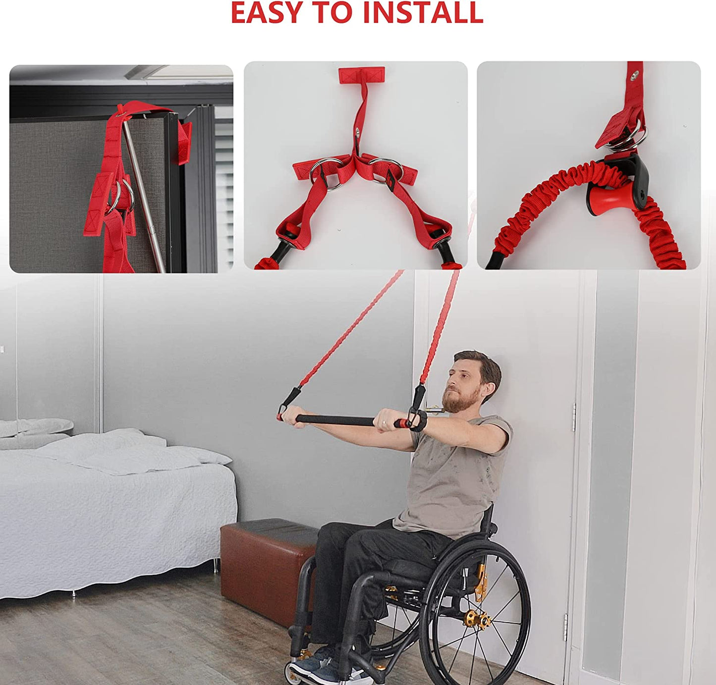 Fusion Wheel - all-in-one portable wheelchair gym