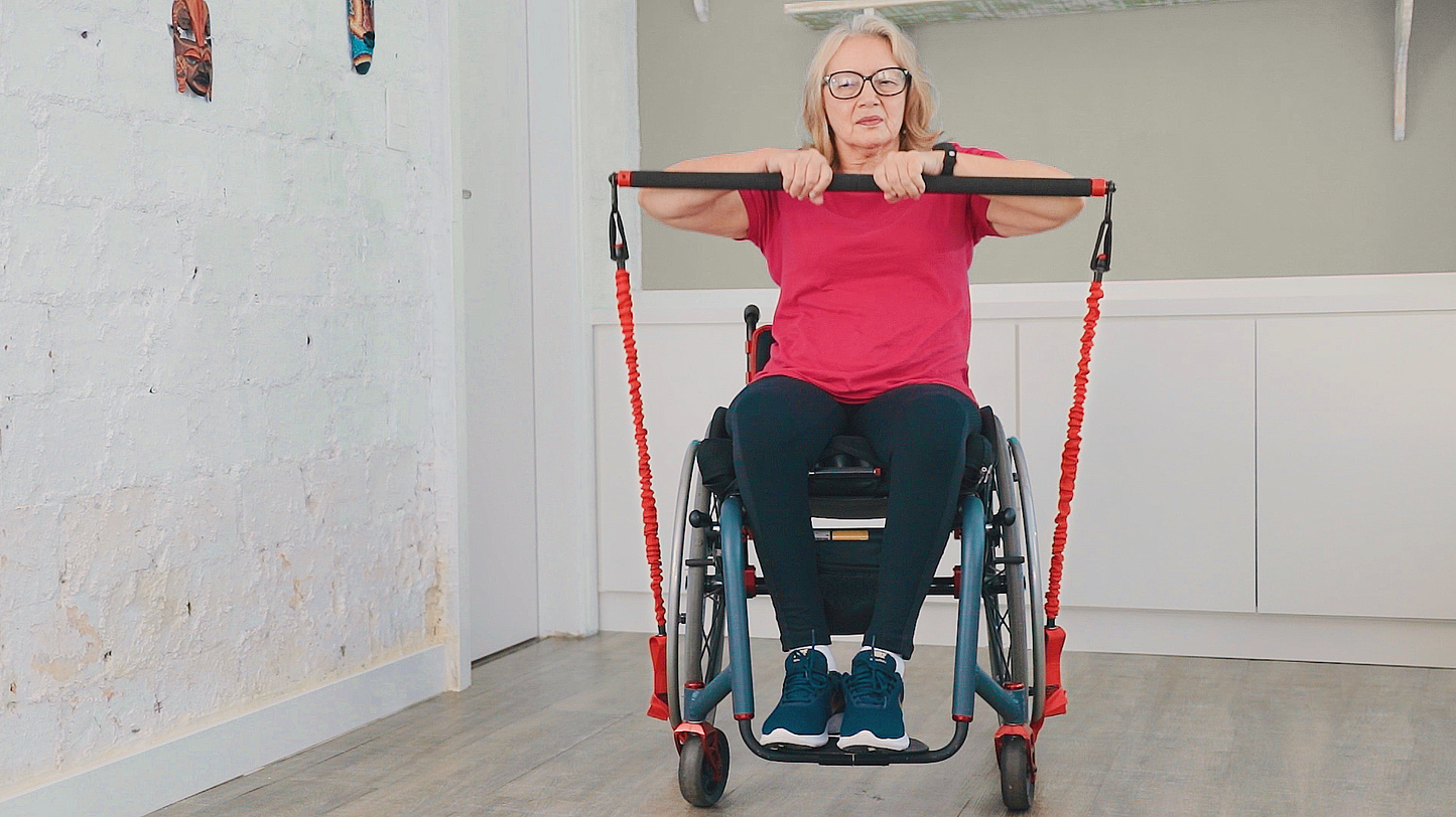 Fusion Wheel - all-in-one portable wheelchair gym