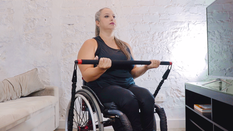 Fusion Wheel - all-in-one portable wheelchair gym