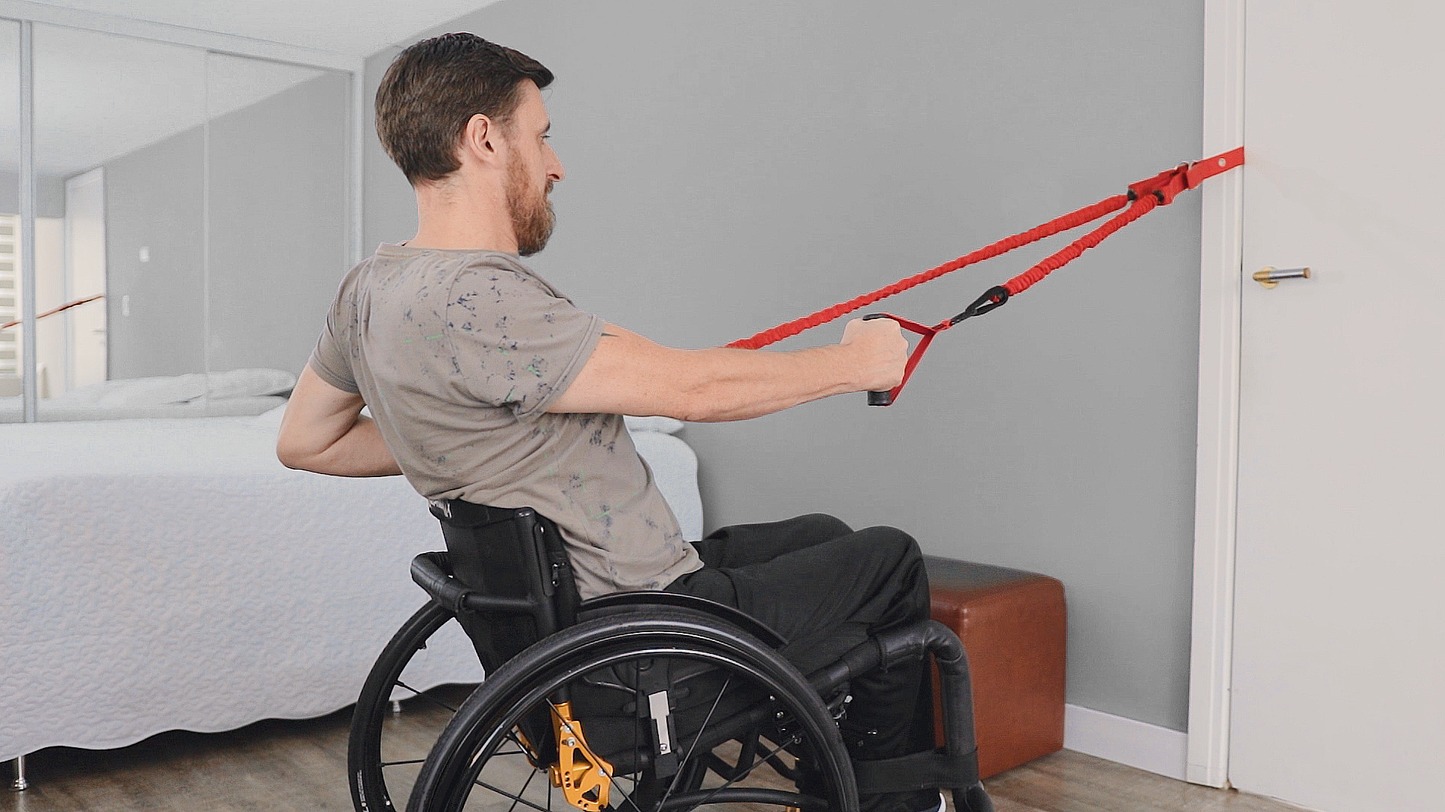Fusion Wheel - all-in-one portable wheelchair gym