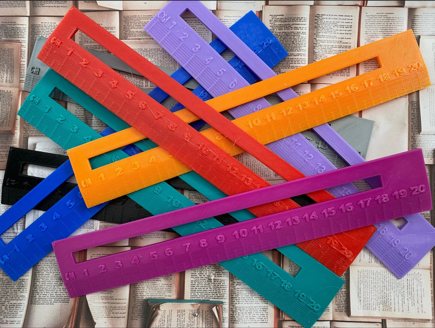 Dyslexia ruler reading aid