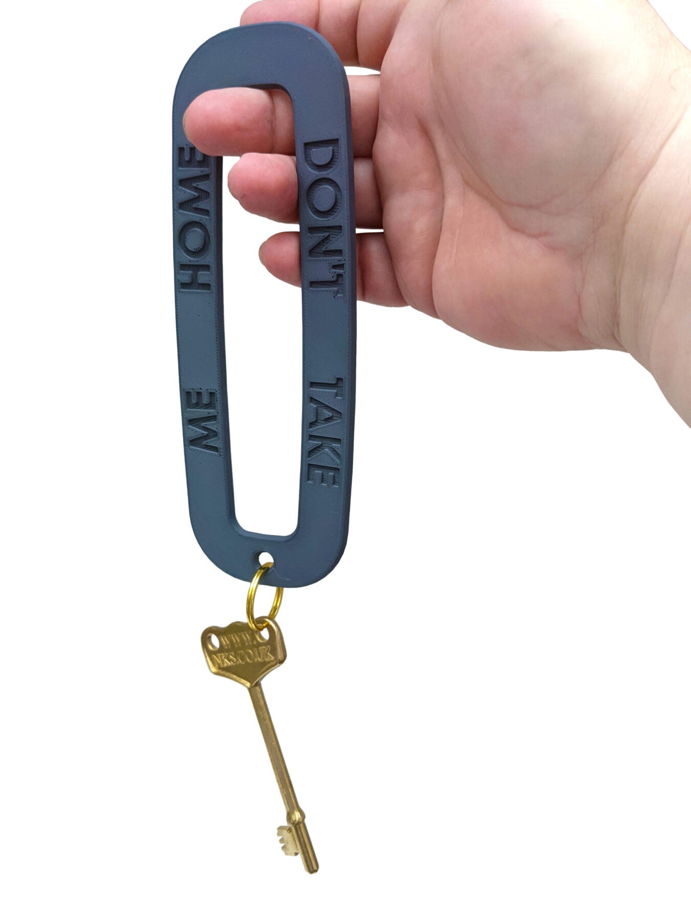 Don't Take Me Home! - extra large key fob for important keys
