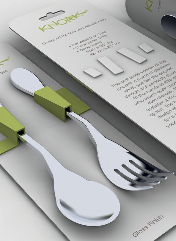 Knork Knife and Fork in One - Child 2-Piece Set