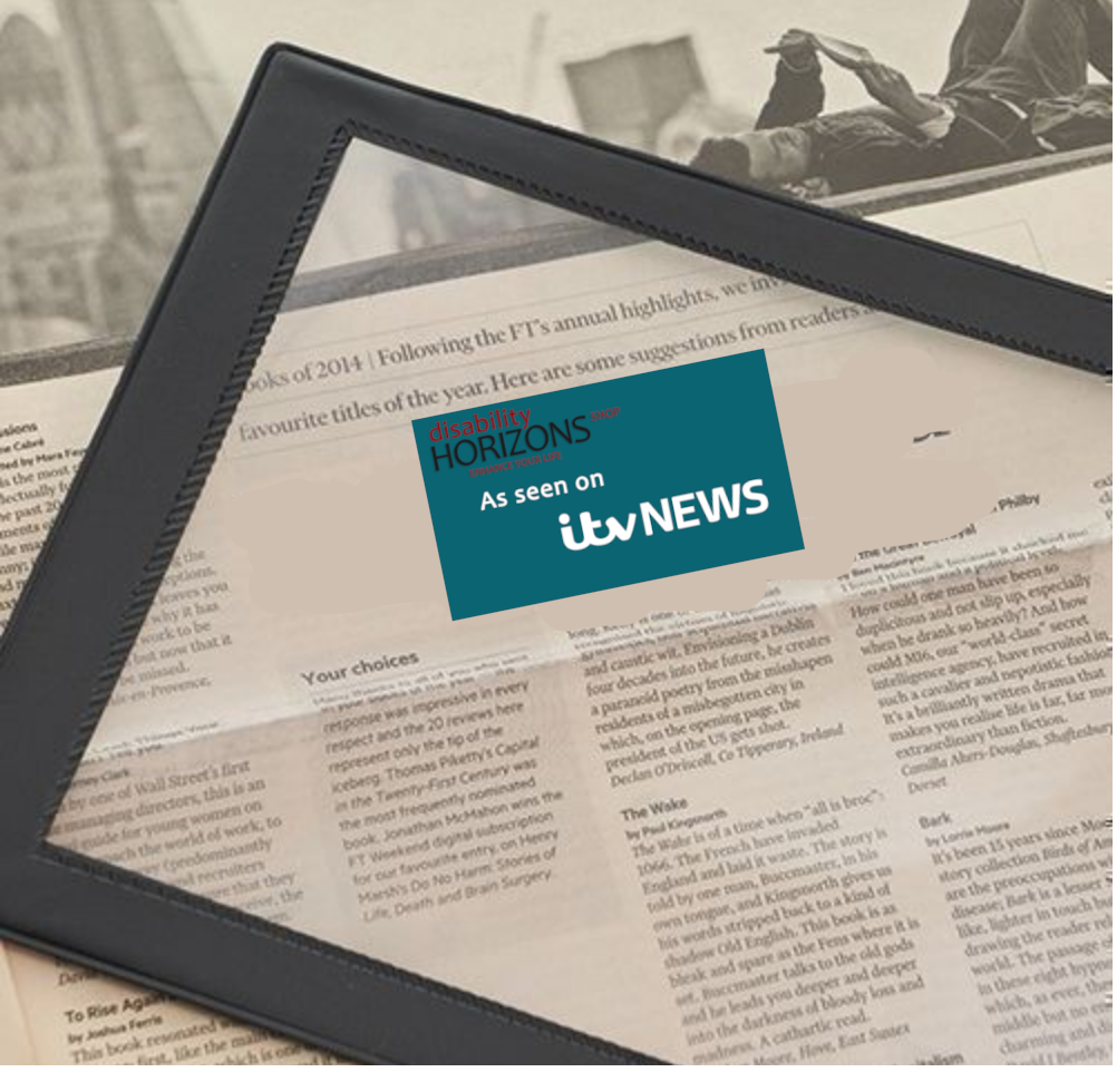 Book and newspaper magnifier