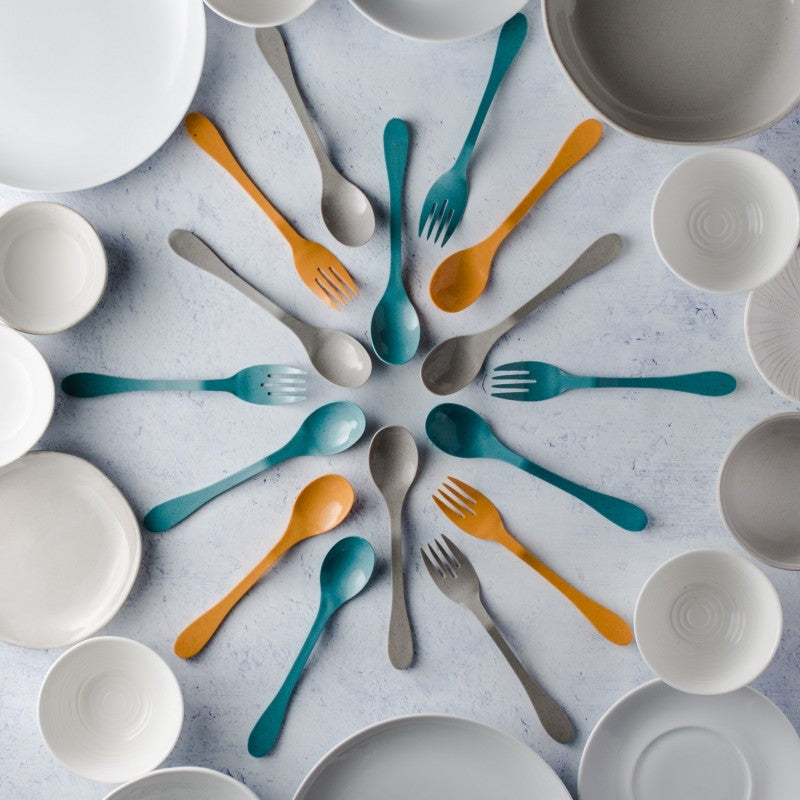 Knork eco-friendly fork and spoon 6 piece set