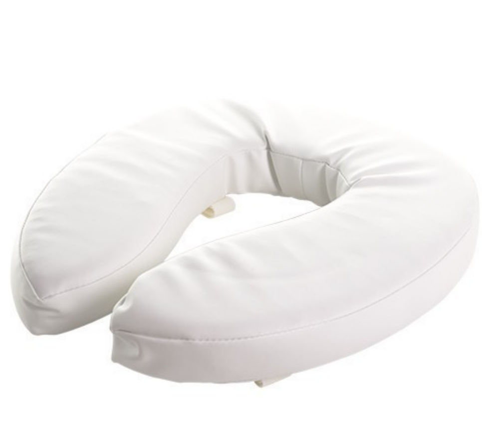 Soft raised toilet seat 2 inches