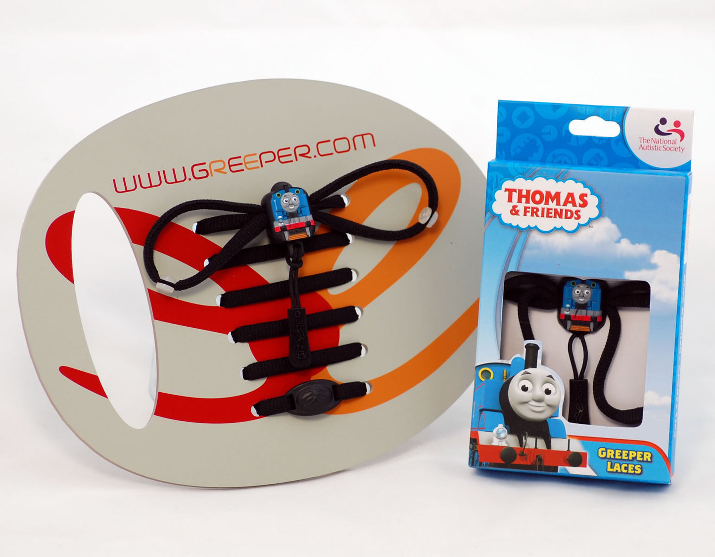Greeper Thomas the Tank Engine shoelaces