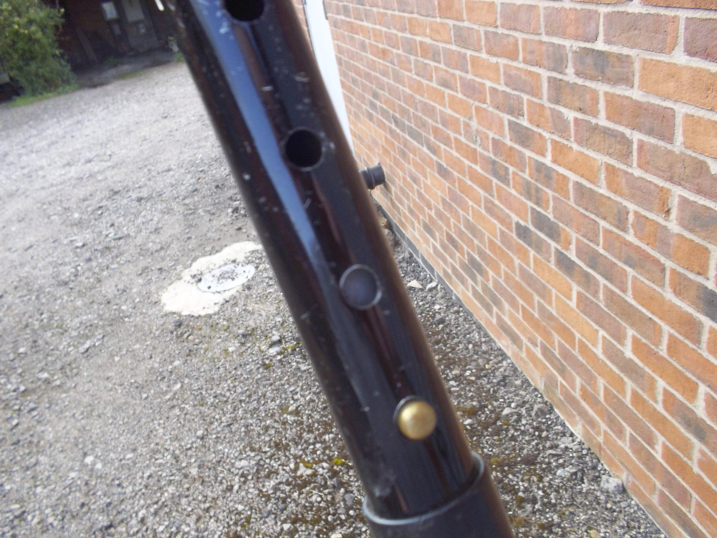 Wide Base Black Walking Stick Fully Height Adjustable