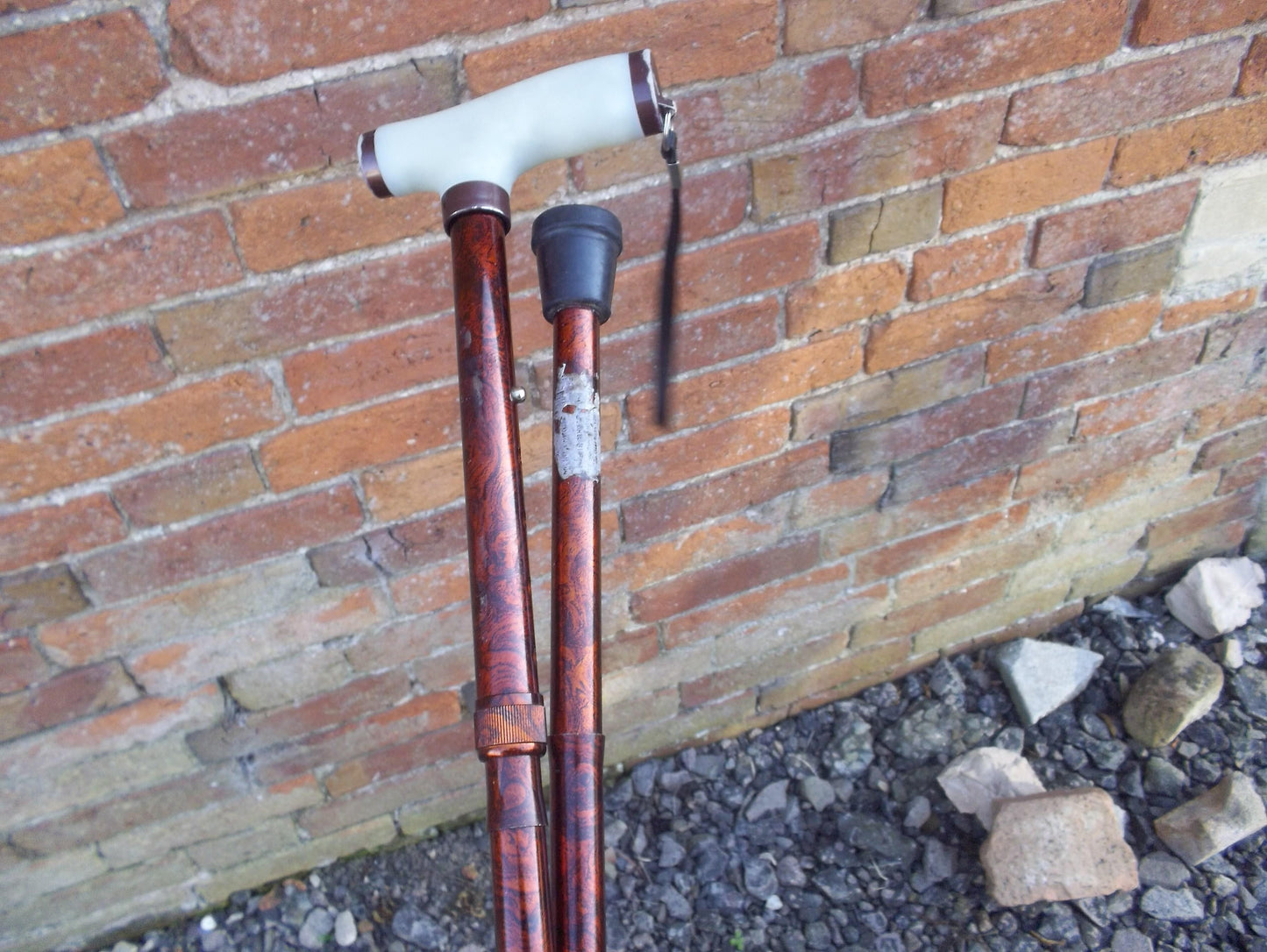 Drive Go and Glow Walking Stick Foldable with Wrist Strap