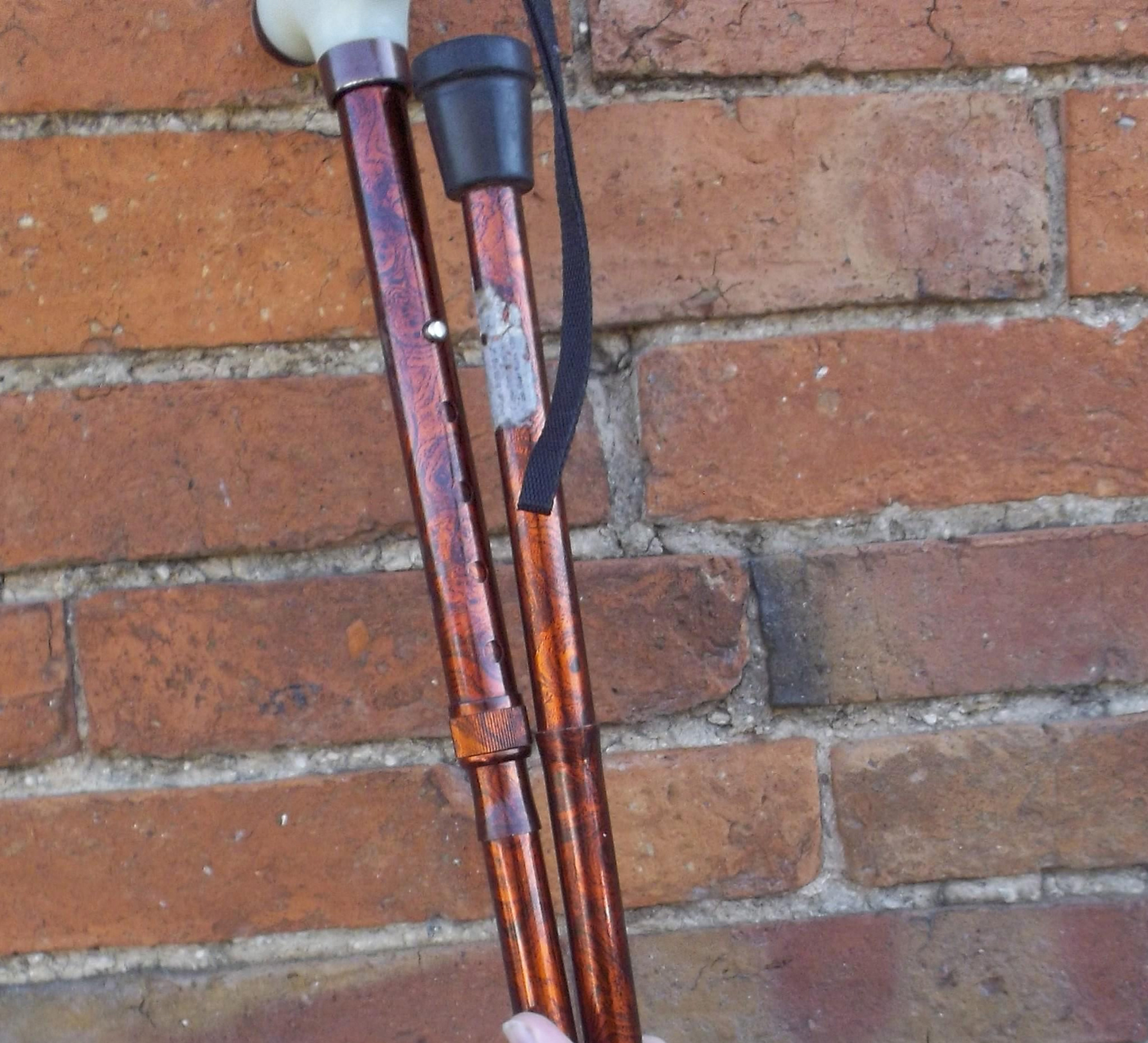 Drive Go and Glow Walking Stick Foldable with Wrist Strap