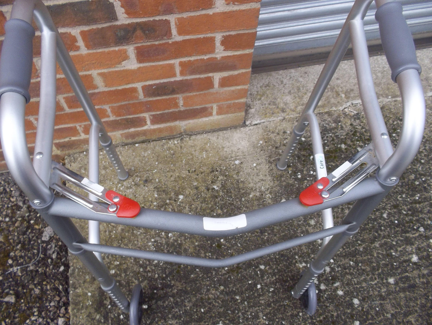 Zimma Folding Walker with Wheels & Adjustable Height