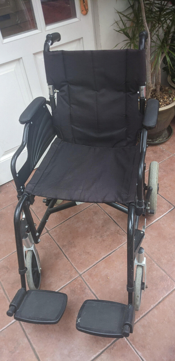 black transit wheelchiar