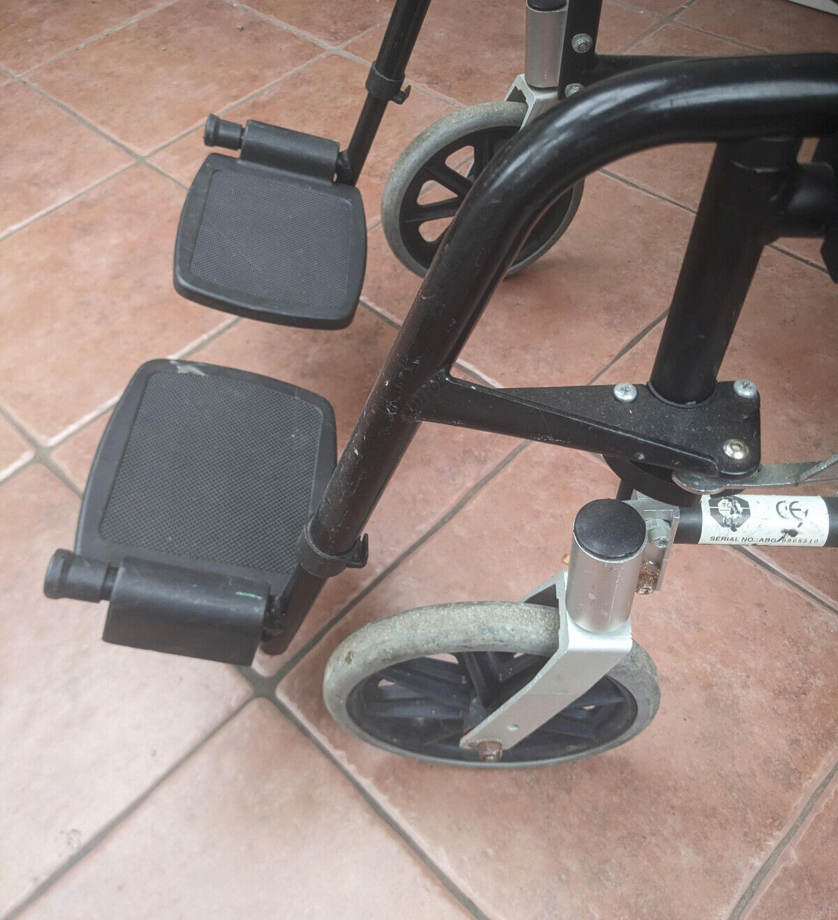 I-Go Flyte 90 Transit Wheelchair - Black foldable
