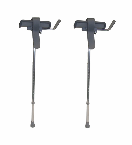Pair Trough Crutches Trulife RM520201 - Forearm Padded Platform Arthritis