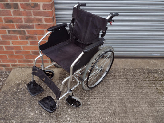 Self Propelled & Transit Wheelchair with Back Pouch