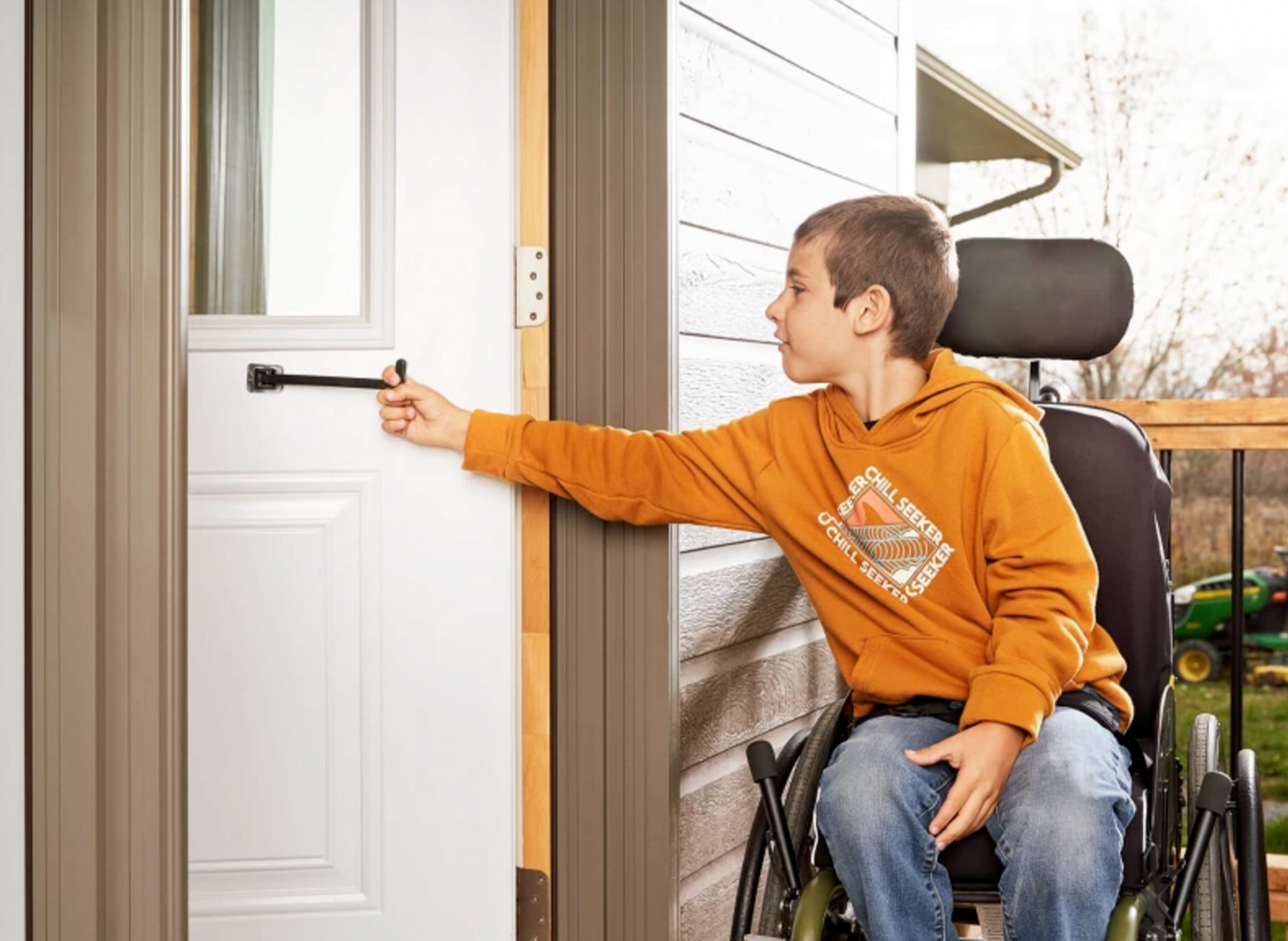 T-Pull Door Closer - Wheelchair Accessible Handle | Disabled Screw-Free Fitting