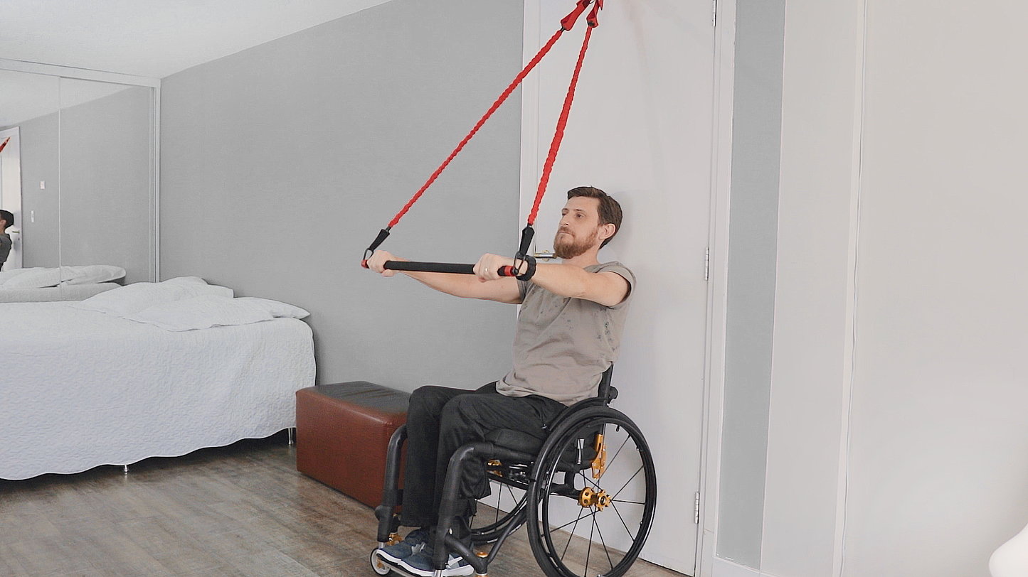 Fusion Wheel - all-in-one portable wheelchair gym