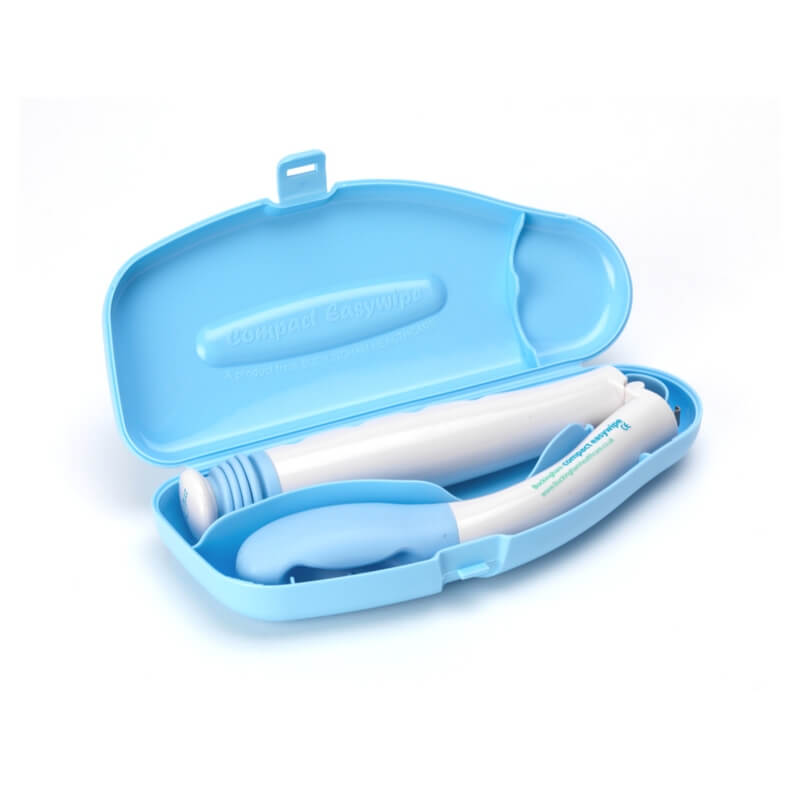 foleding easywipe in a blue carry case