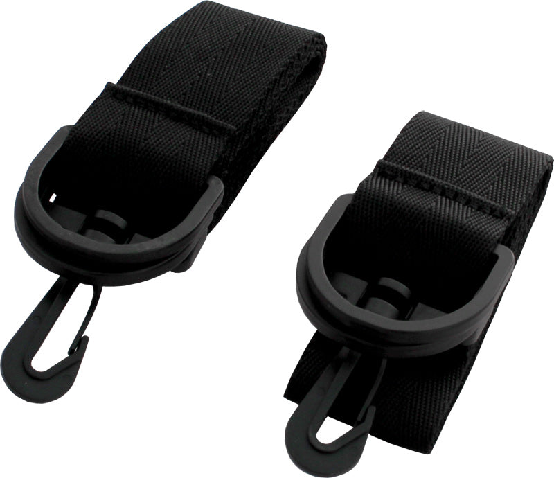 Side straps for wheelchair  lap tray and bag