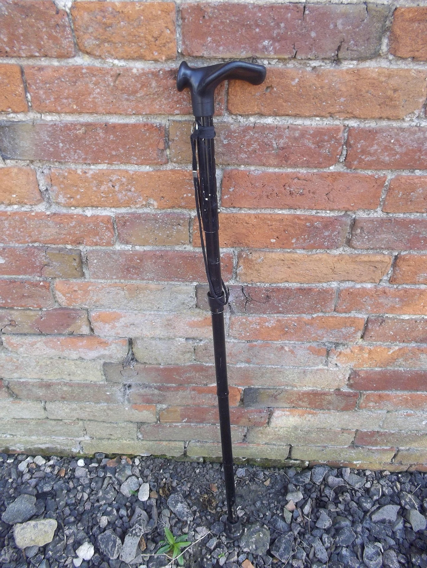 Right Handed Walking Stick Foldable with Wrist Strap